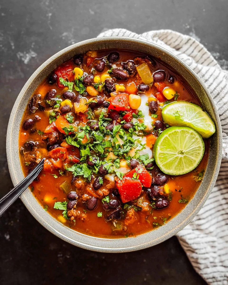Black Bean Chili 5 Black Bean Chili