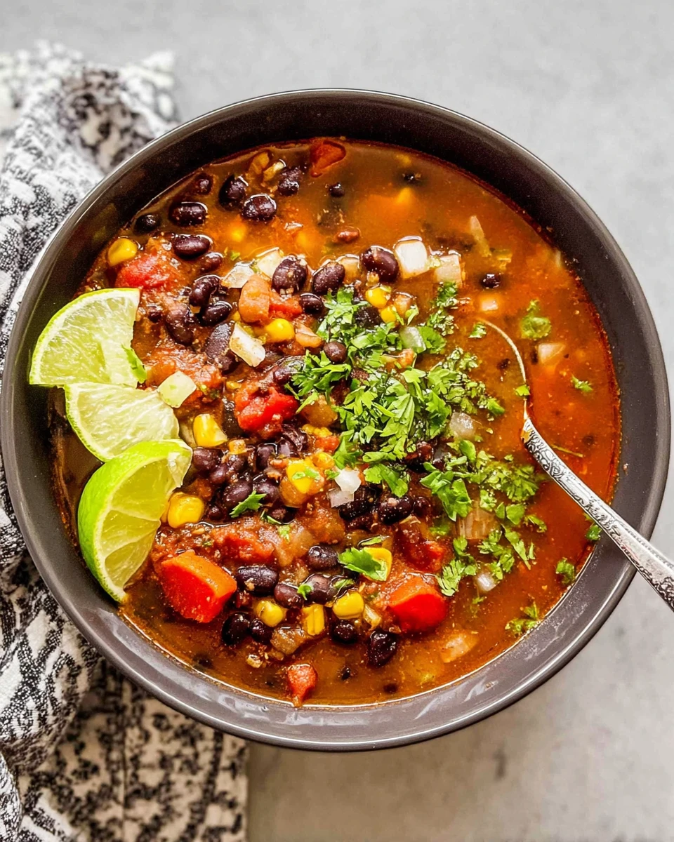 Black Bean Chili 7 Black Bean Chili