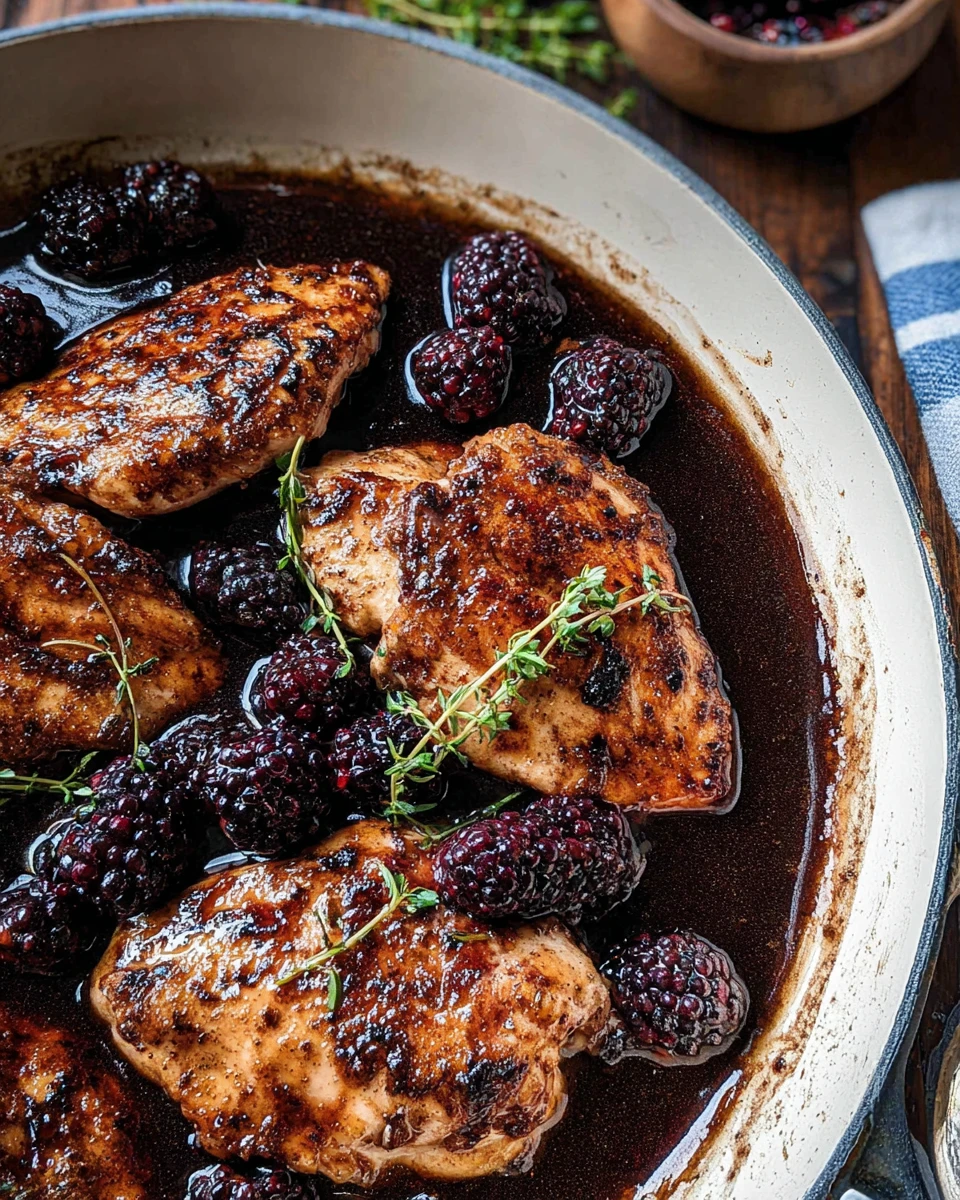 Bourbon Blackberry Chicken 5 Bourbon Blackberry Chicken