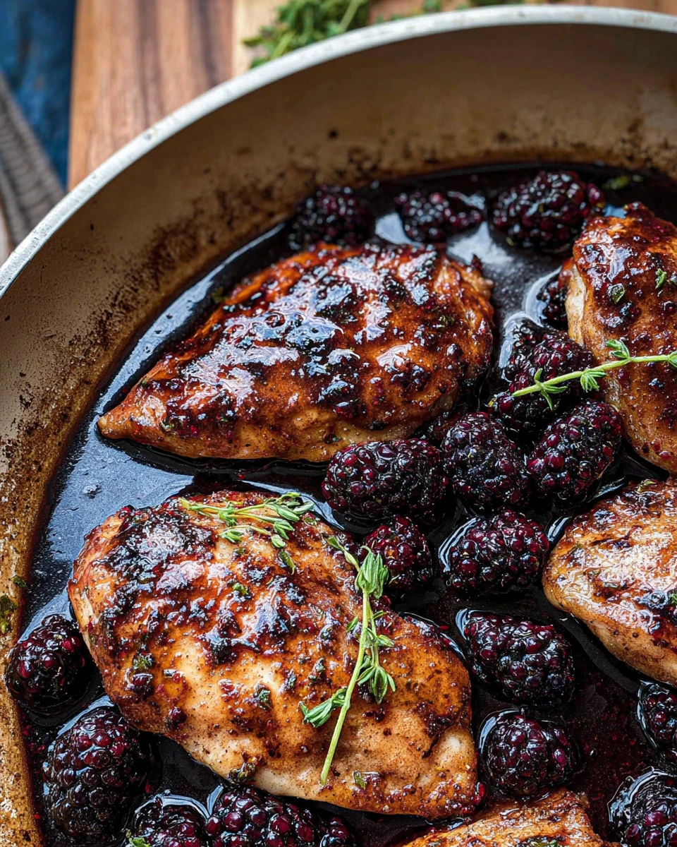 Bourbon Blackberry Chicken 6 Bourbon Blackberry Chicken