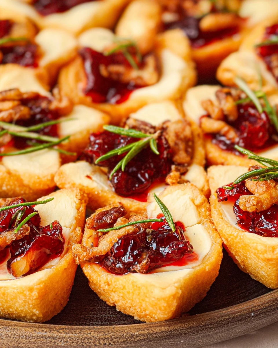 Brie Cranberry Bites 5 Brie Cranberry Bites