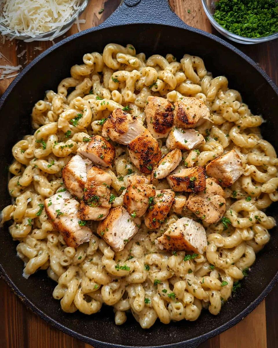 Creamy Garlic Parmesan Chicken Pasta