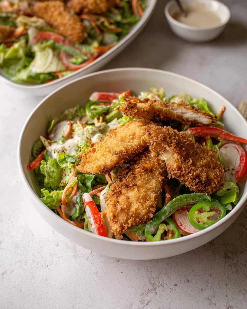 Crispy Chicken Salad 7 Crispy Chicken Salad