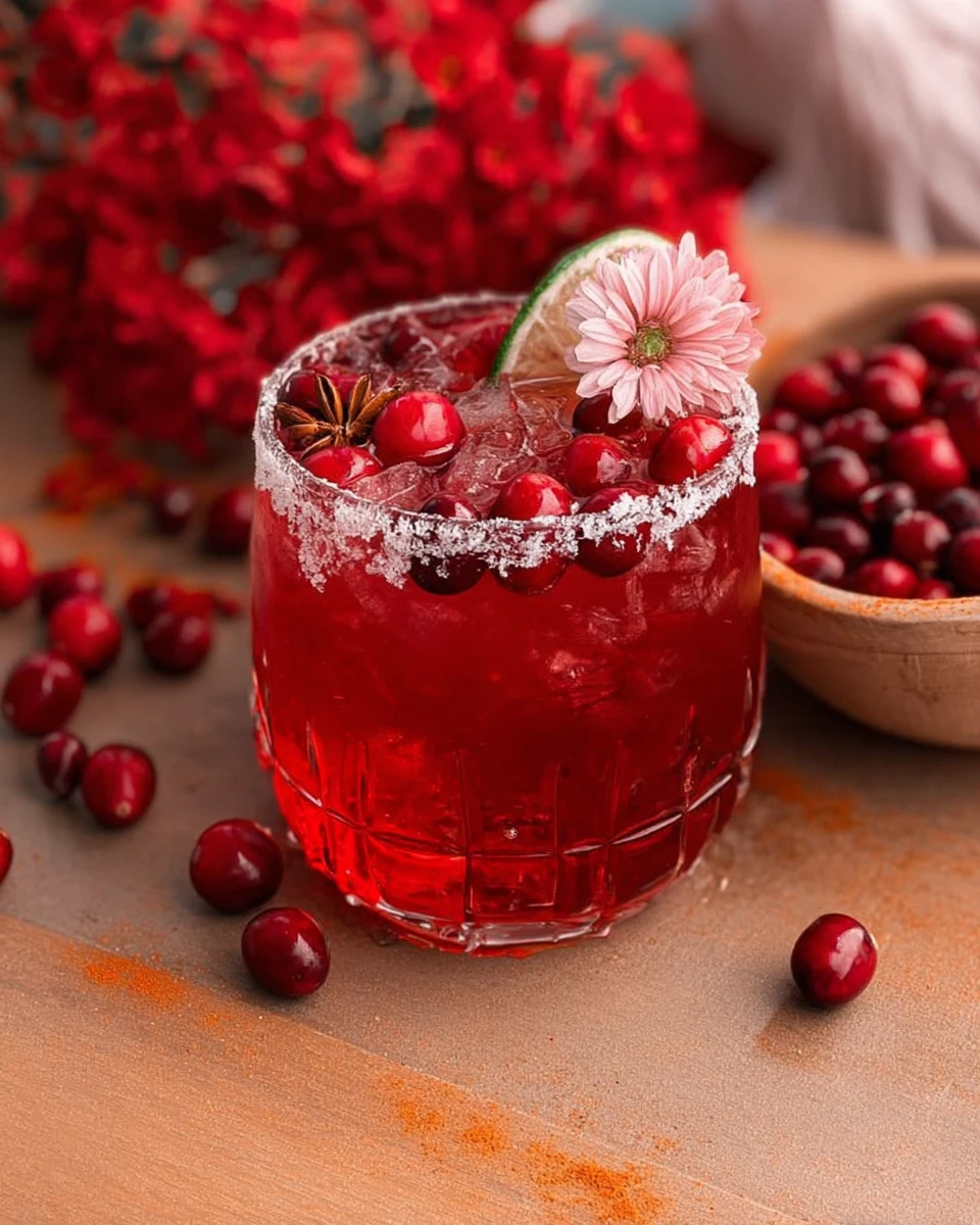 Holiday Cranberry Margarita