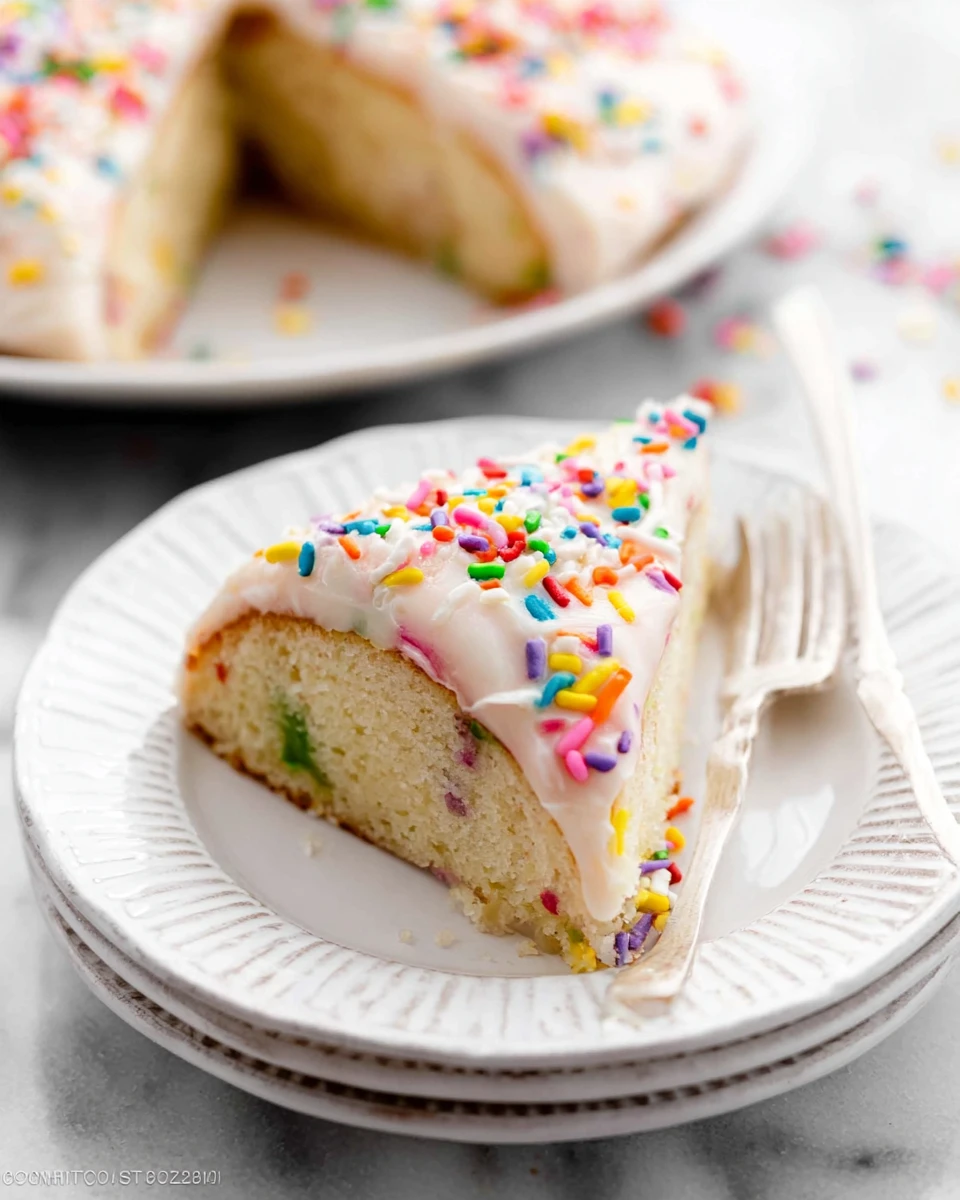 Homemade Sprinkle Cake 5 Homemade Sprinkle Cake