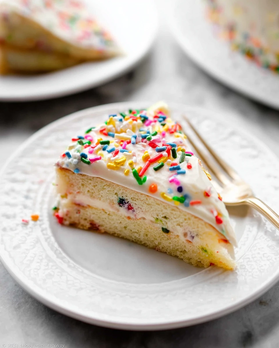 Homemade Sprinkle Cake 7 Homemade Sprinkle Cake