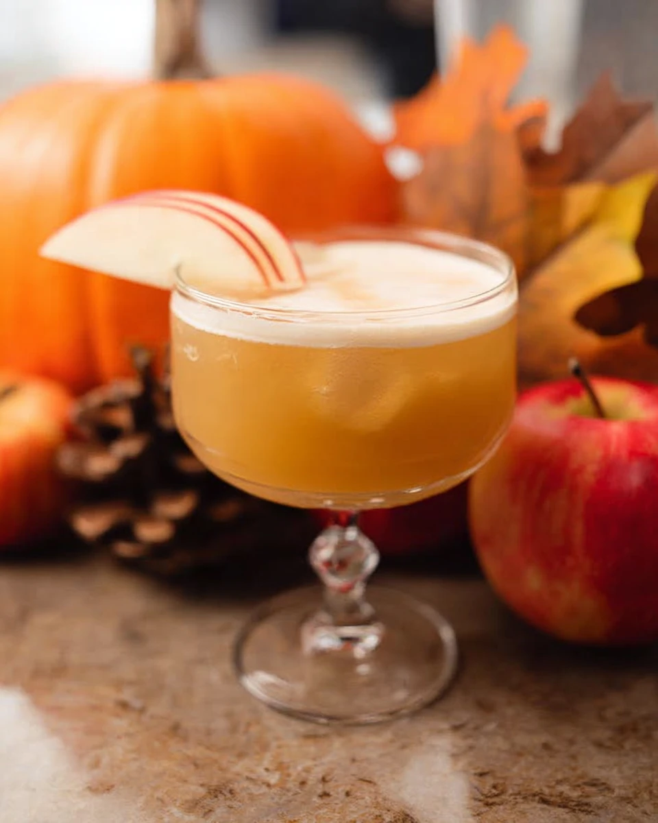 Maple Apple Whiskey Sour