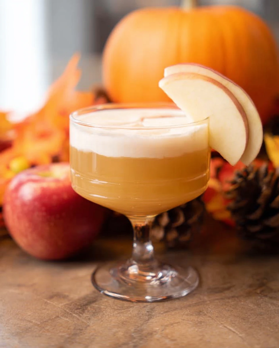 Maple Apple Whiskey Sour