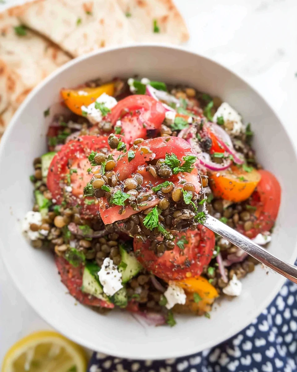 Mediterranean Lentil Salad 5 Mediterranean Lentil Salad