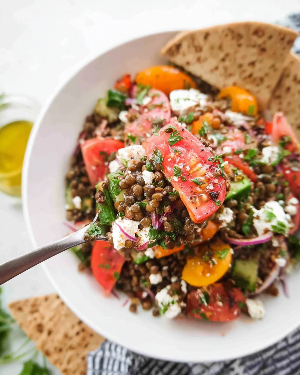 Mediterranean Lentil Salad 7 Mediterranean Lentil Salad