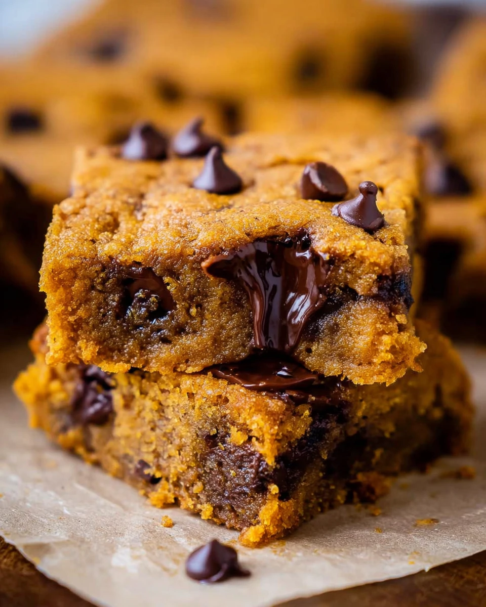 Pumpkin Bars With Chocolate Chips