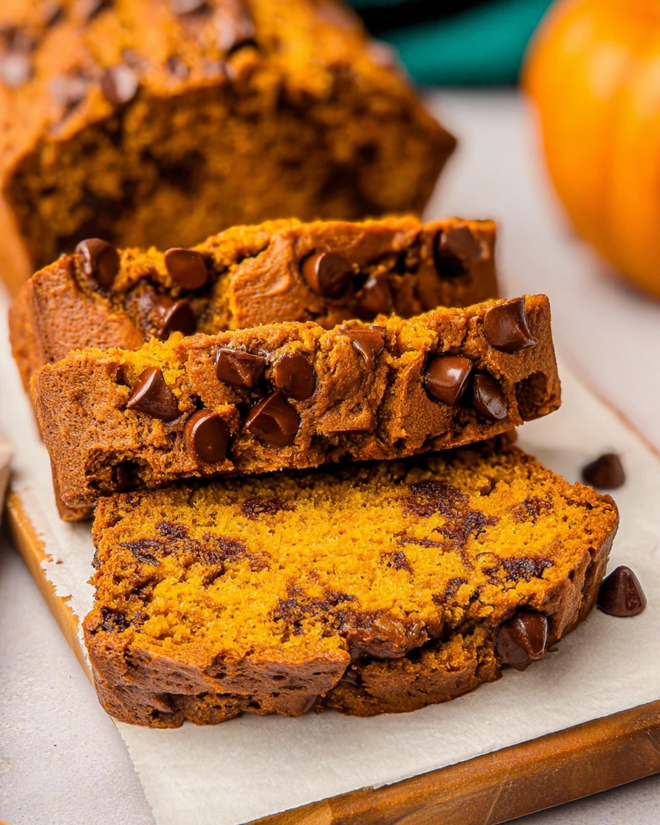 Pumpkin Chocolate Chip Bread 5 Pumpkin Chocolate Chip Bread