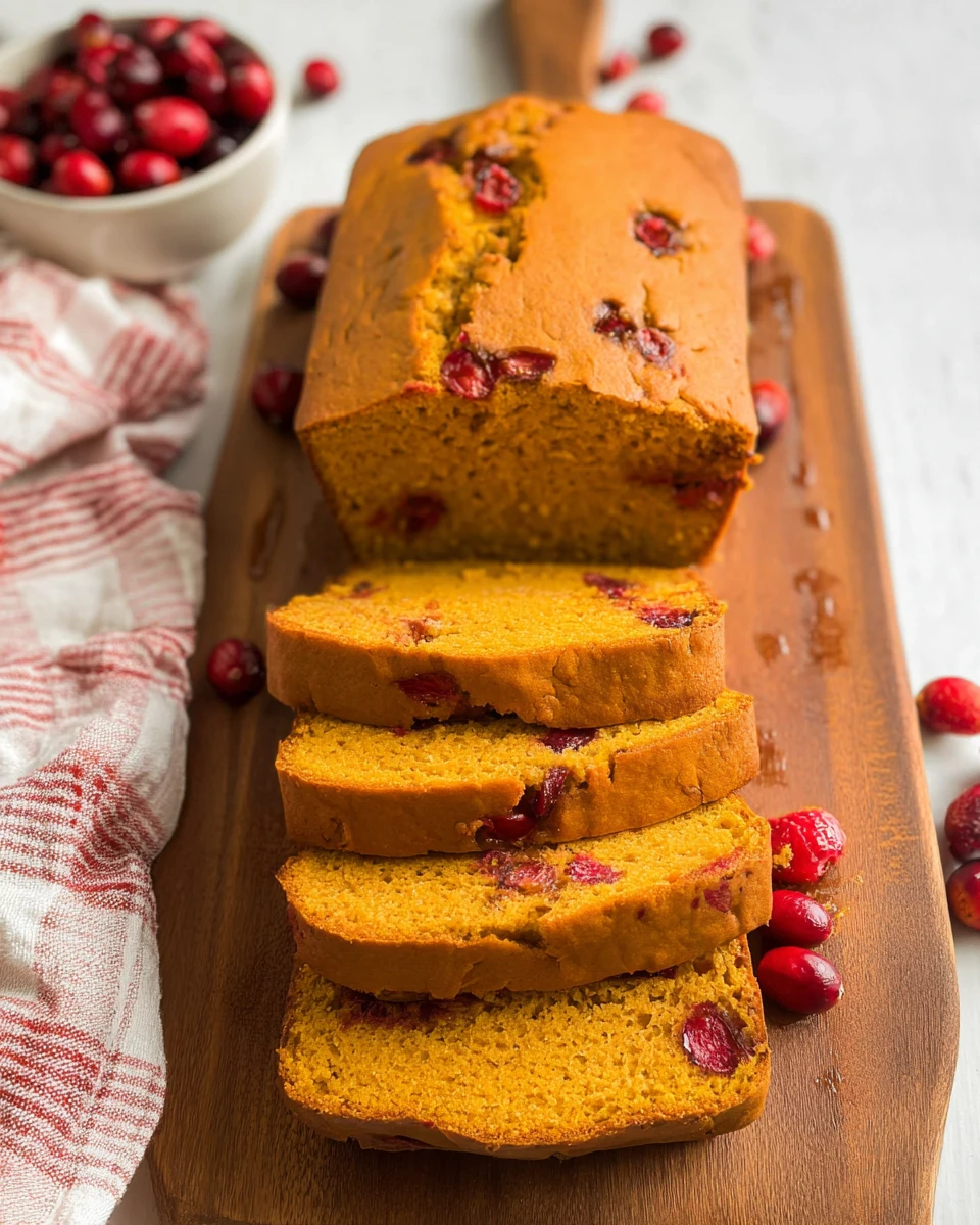 Pumpkin Cranberry Bread 5 Pumpkin Cranberry Bread