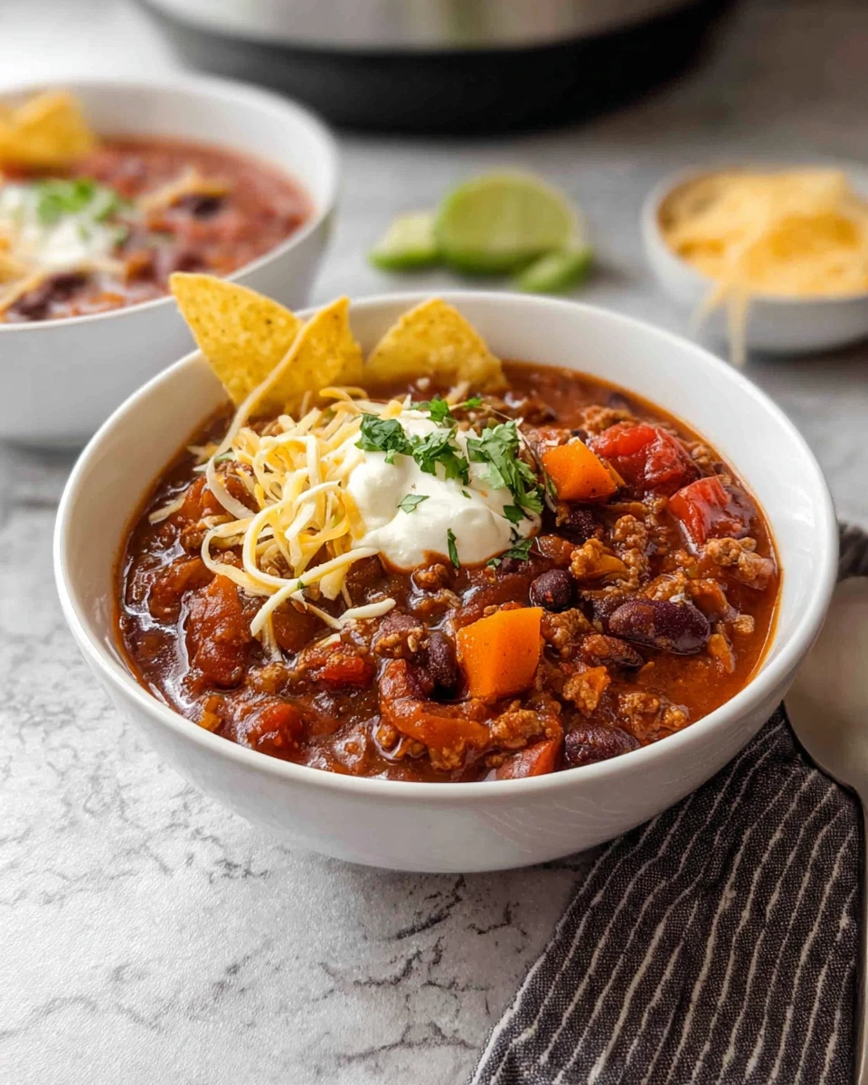 Slow Cooker Turkey Chili