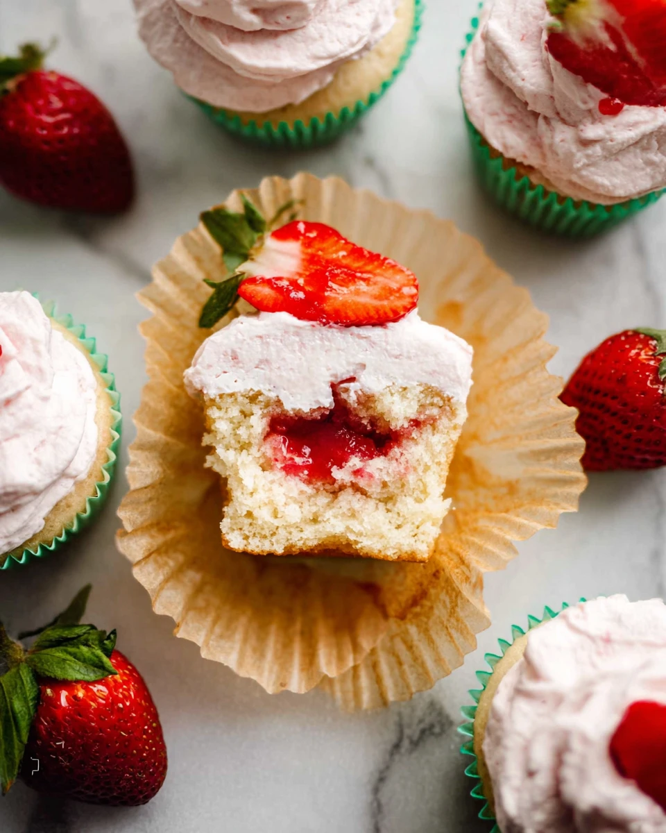 Strawberry Shortcake Cupcakes