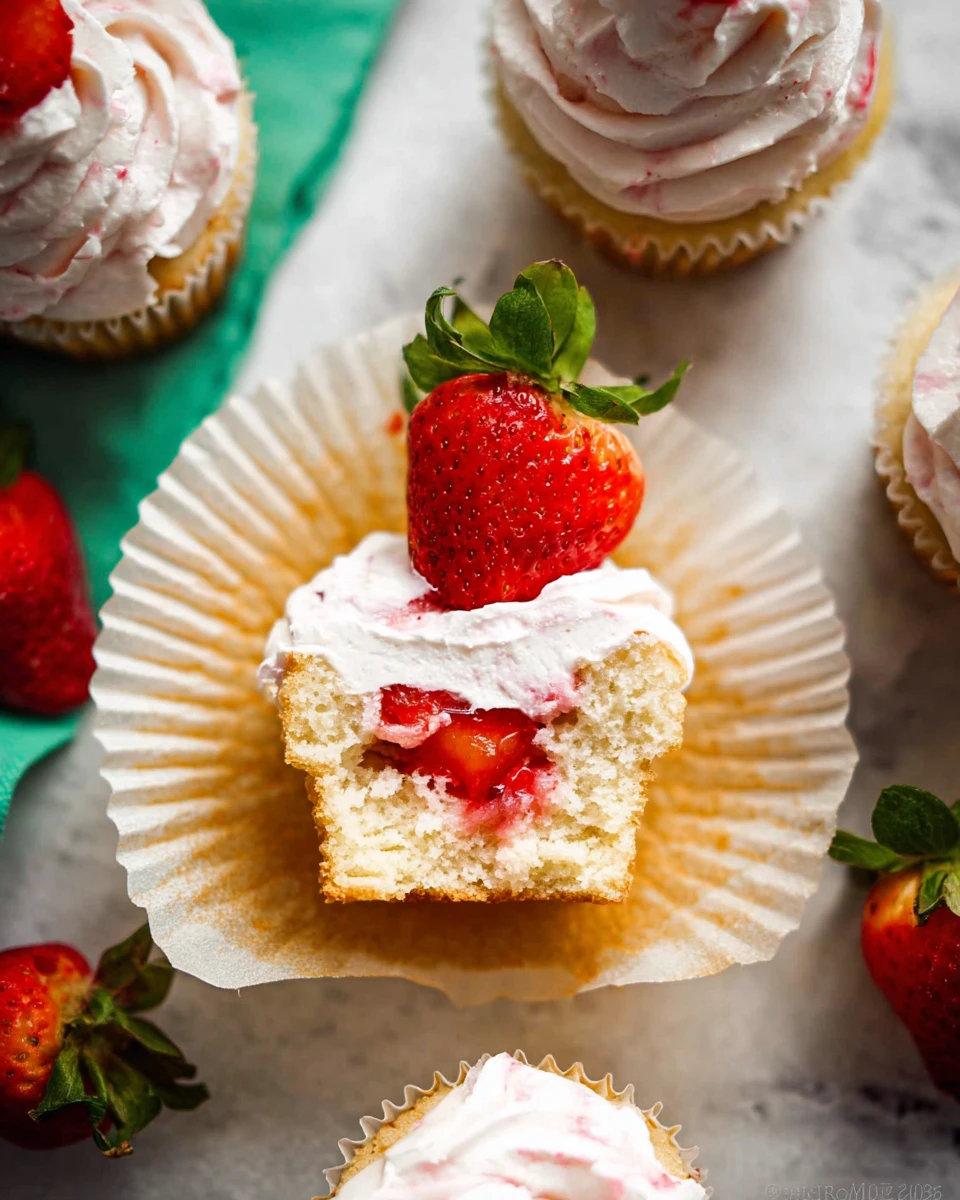 Strawberry Shortcake Cupcakes