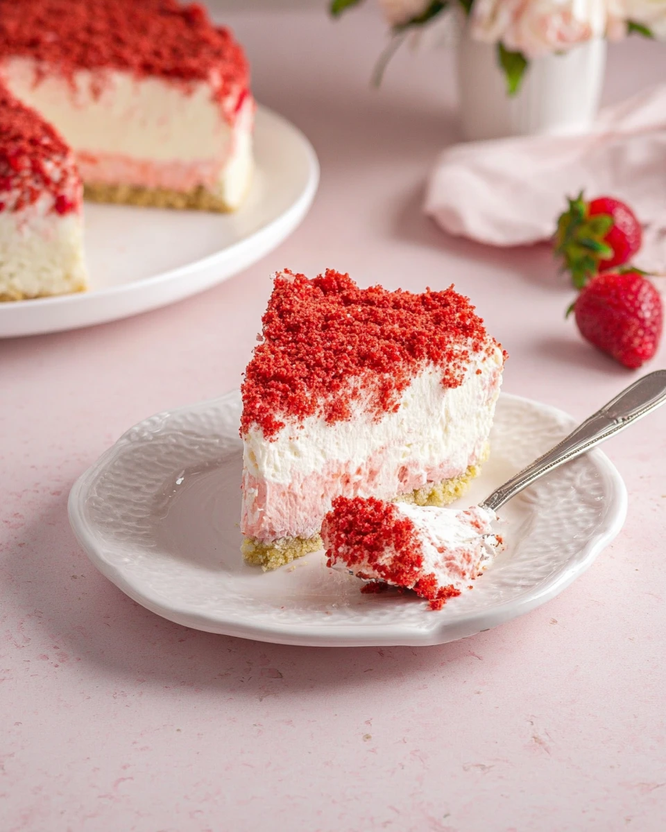 Strawberry Shortcake Ice Cream Cake