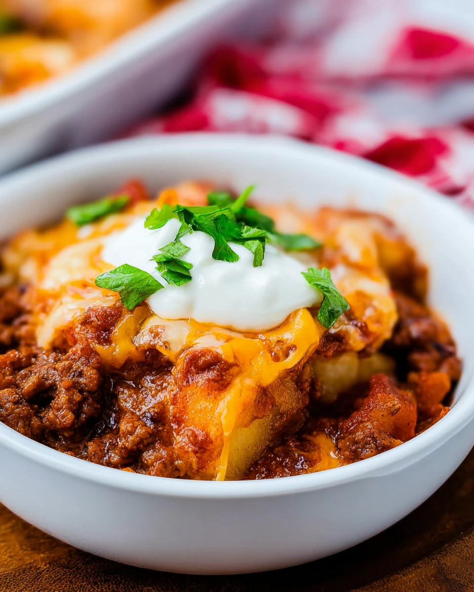 Taco Potato Casserole With Ground Beef 5 Taco Potato Casserole With Ground Beef