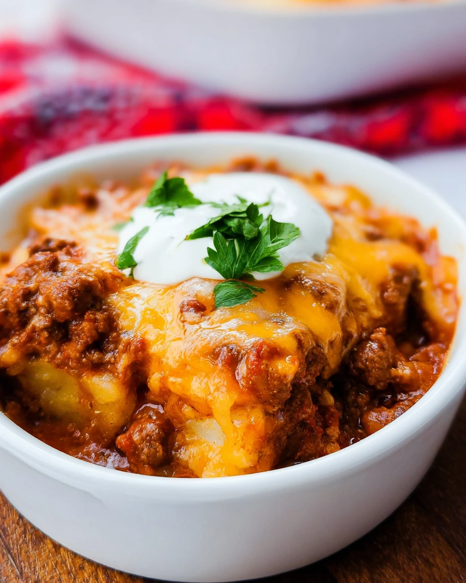 Taco Potato Casserole With Ground Beef 6 Taco Potato Casserole With Ground Beef
