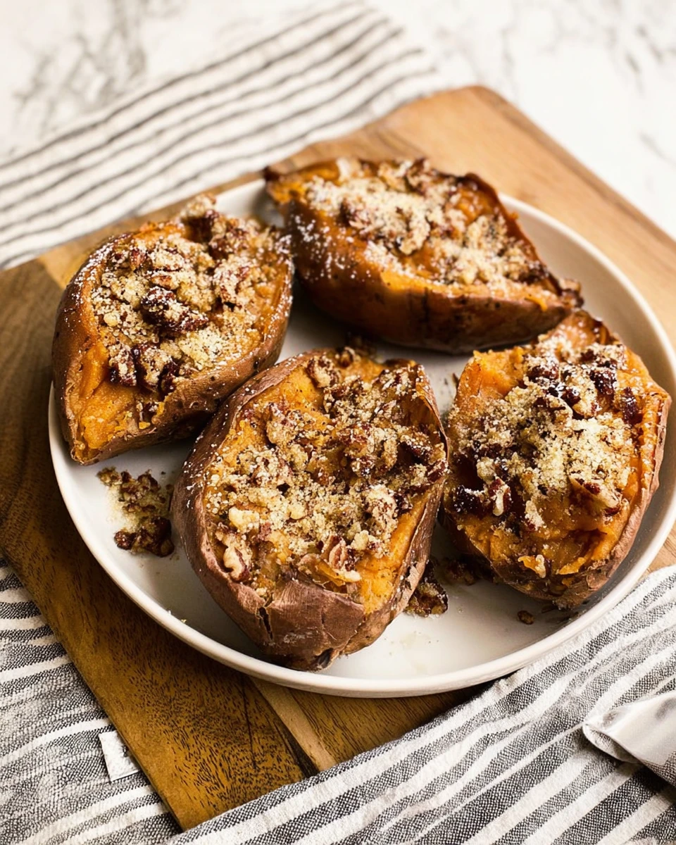 Twice Baked Sweet Potatoes