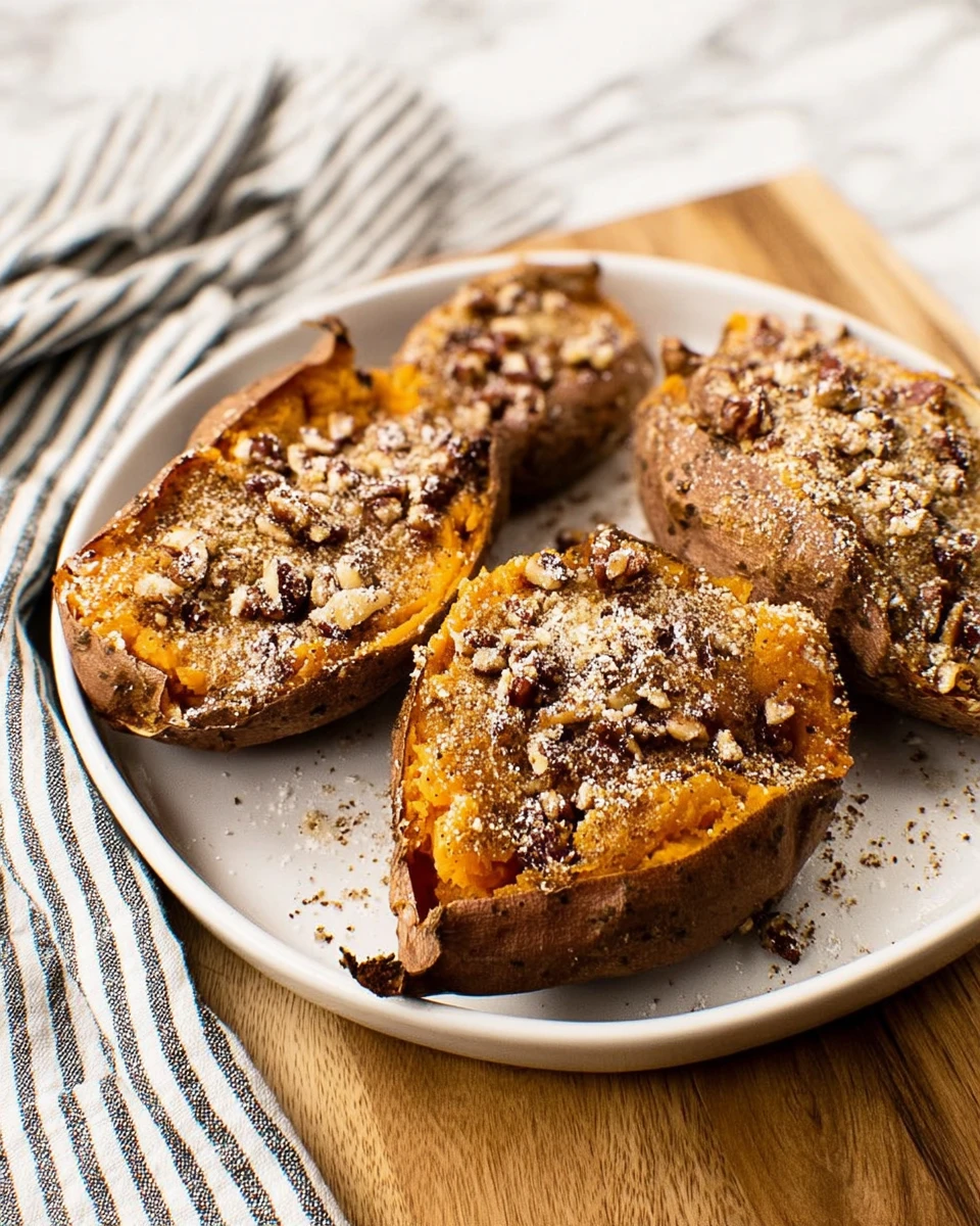 Twice Baked Sweet Potatoes