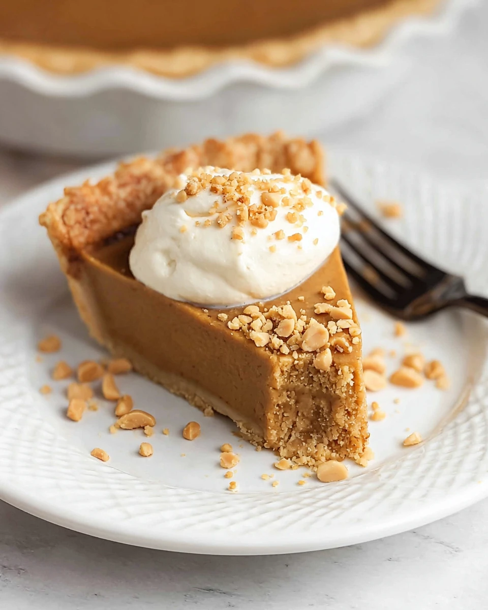 Baked Peanut Butter Pie