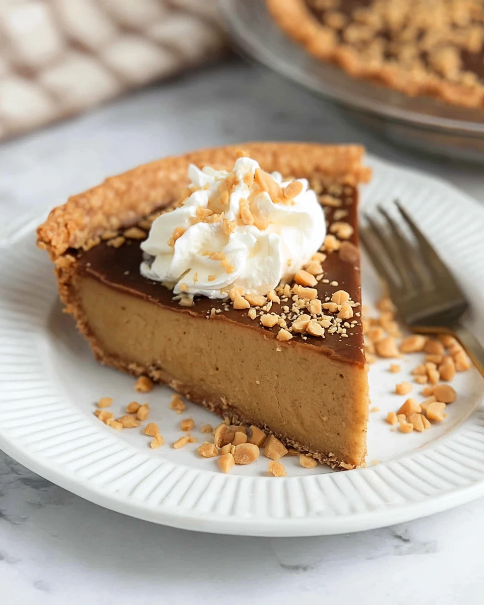 Baked Peanut Butter Pie
