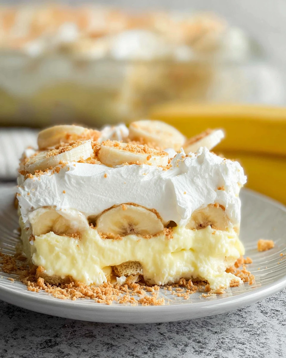 Banana Pudding Lasagna