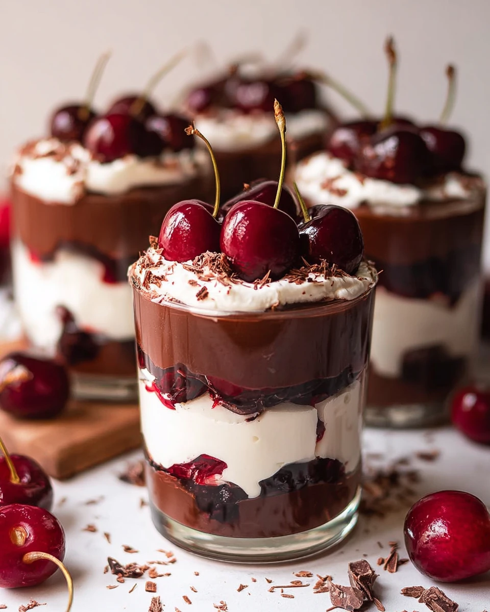 Black Forest Dessert Cups