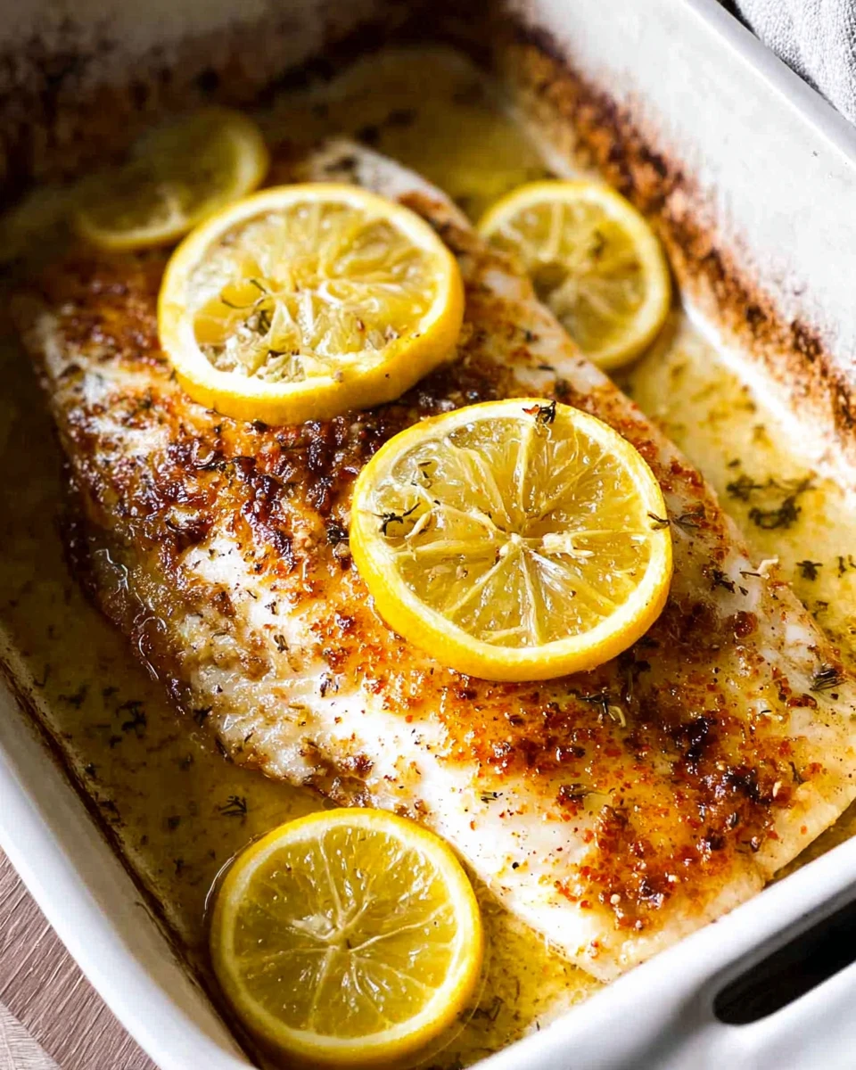 Broiled Walleye