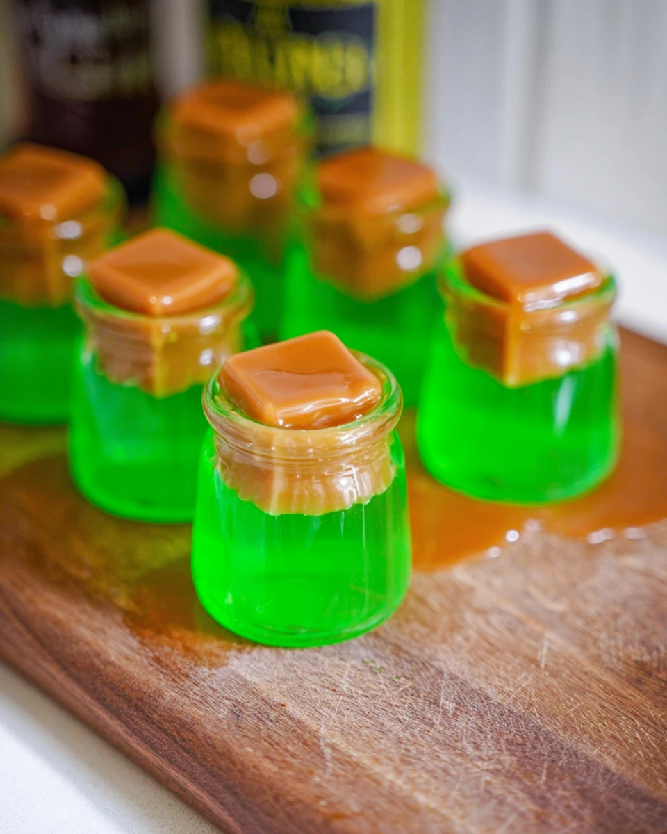 Caramel Apple Jello Shots