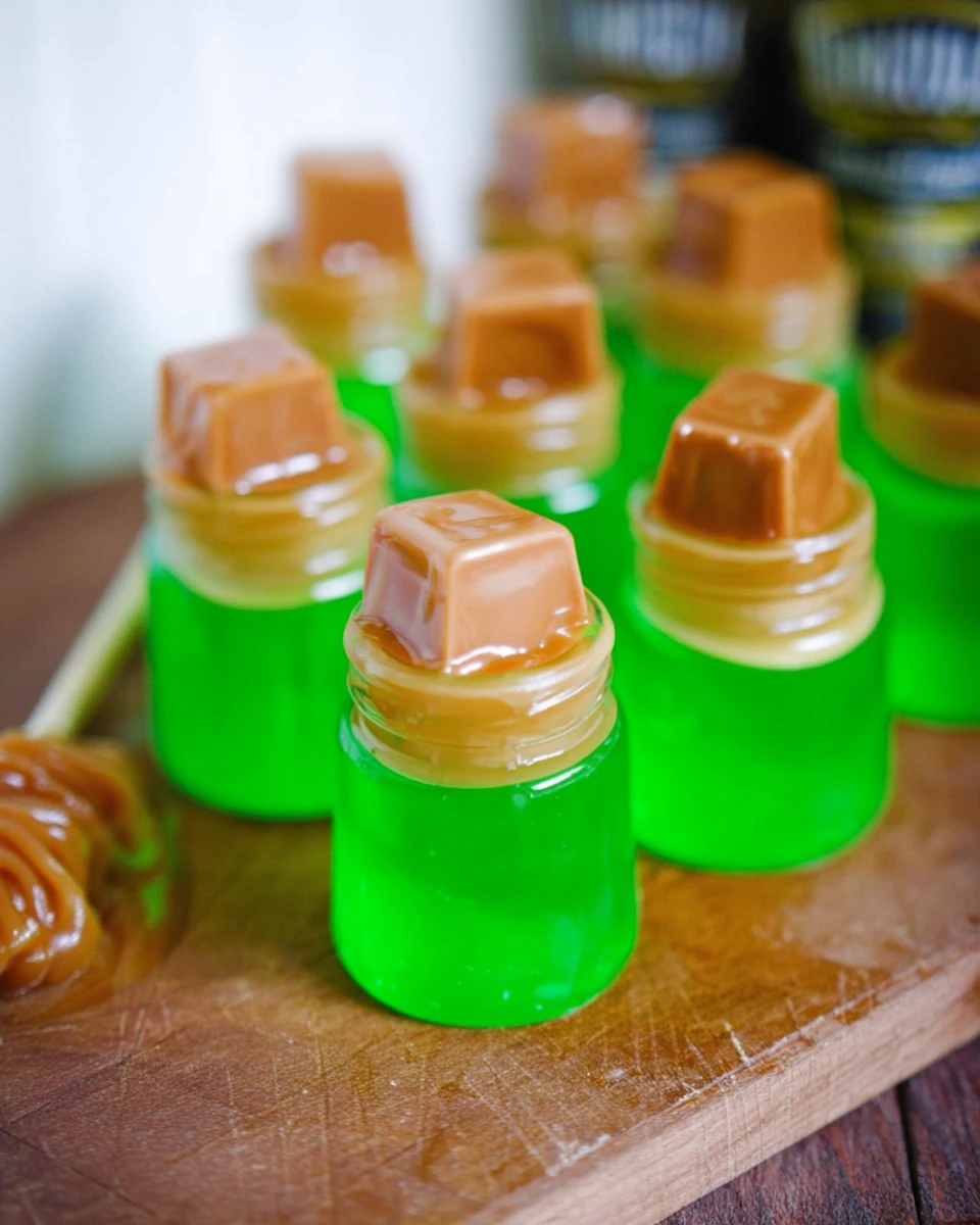 Caramel Apple Jello Shots