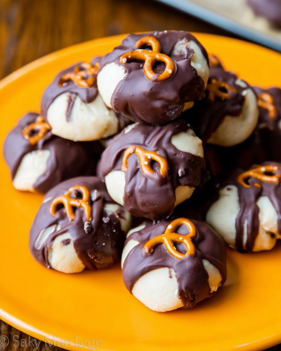 Cookie Dough Pretzel Bites 5 Cookie Dough Pretzel Bites