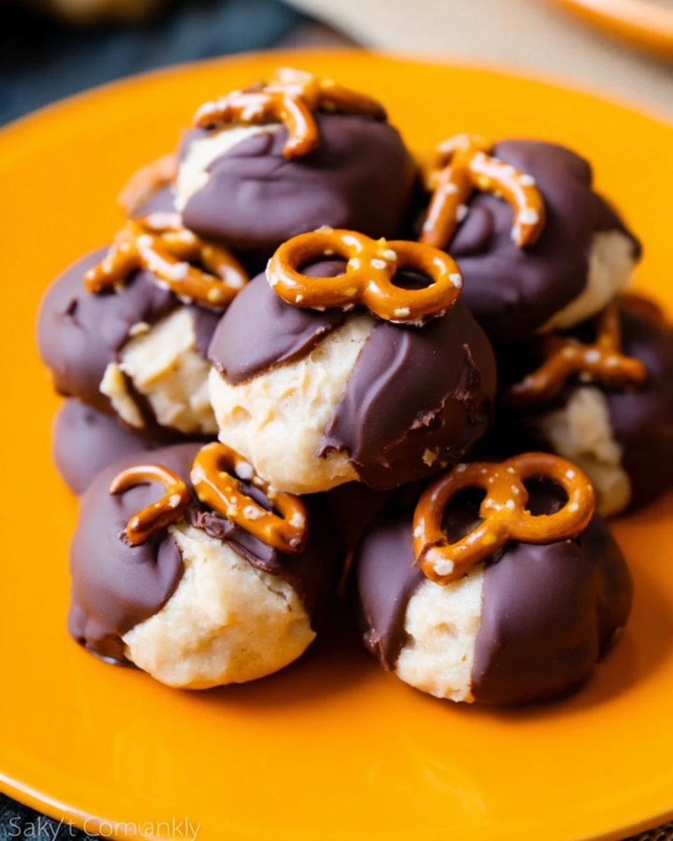 Cookie Dough Pretzel Bites 6 Cookie Dough Pretzel Bites