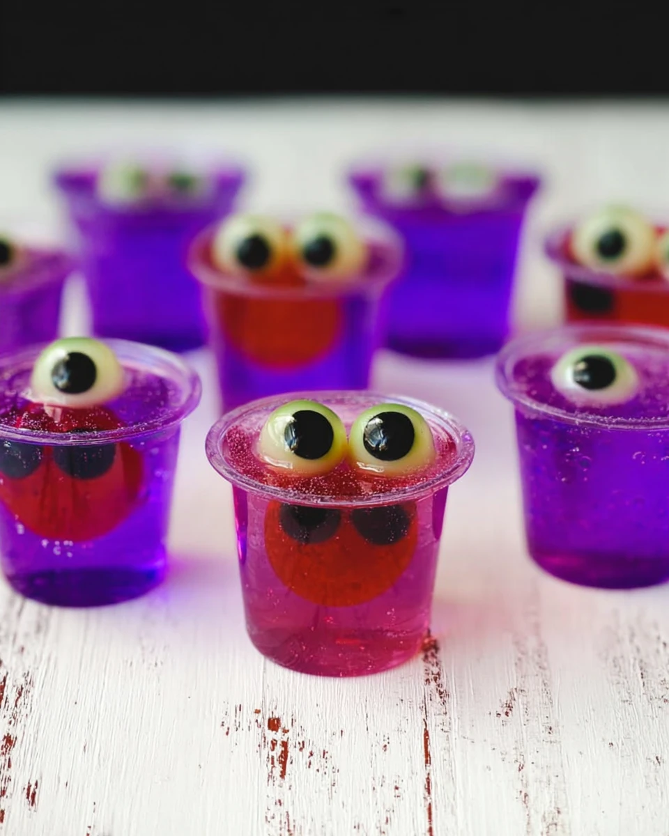 Creepy Monster Jello Shots