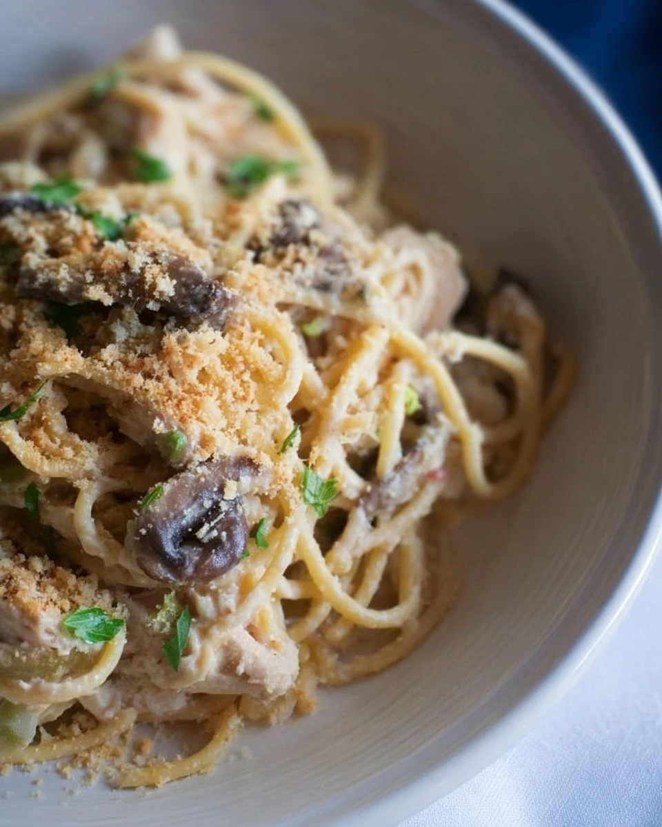 Crockpot Chicken Tetrazzini