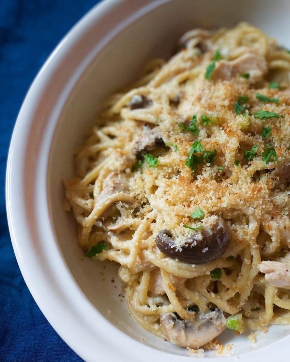 Crockpot Chicken Tetrazzini