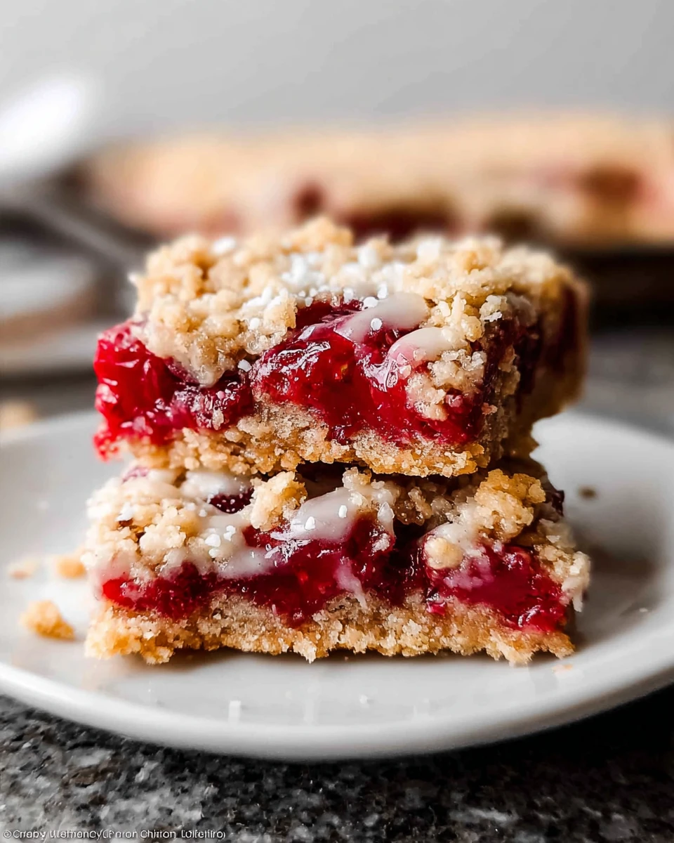 Crumb-Topped Cherry Pie Bars