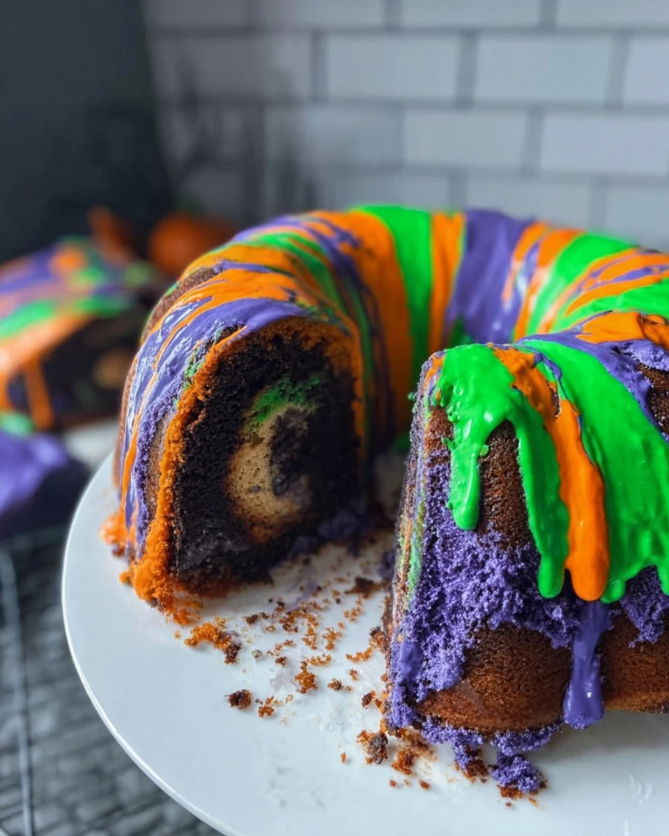 Easy Halloween Bundt Cake