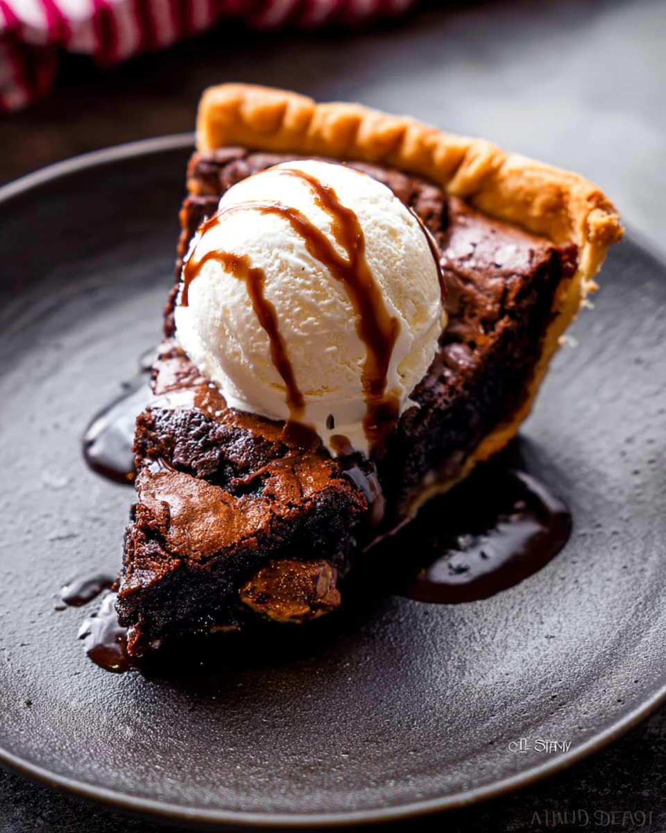 Fudge Brownie Pie
