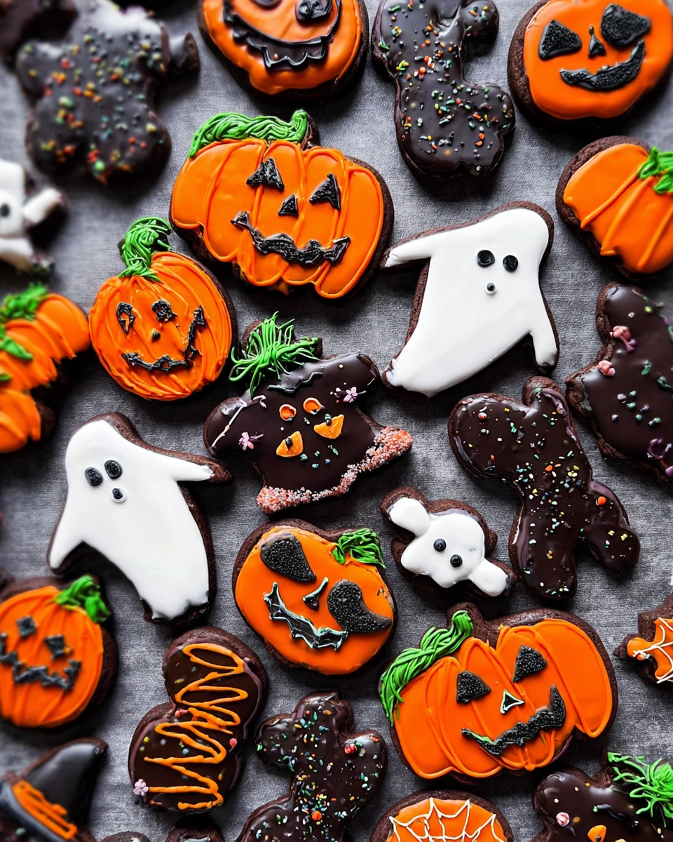 Halloween Chocolate Cookies 5 Halloween Chocolate Cookies