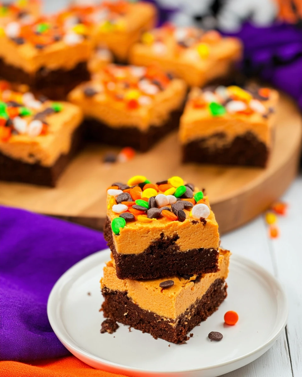 Halloween Cookie Bars