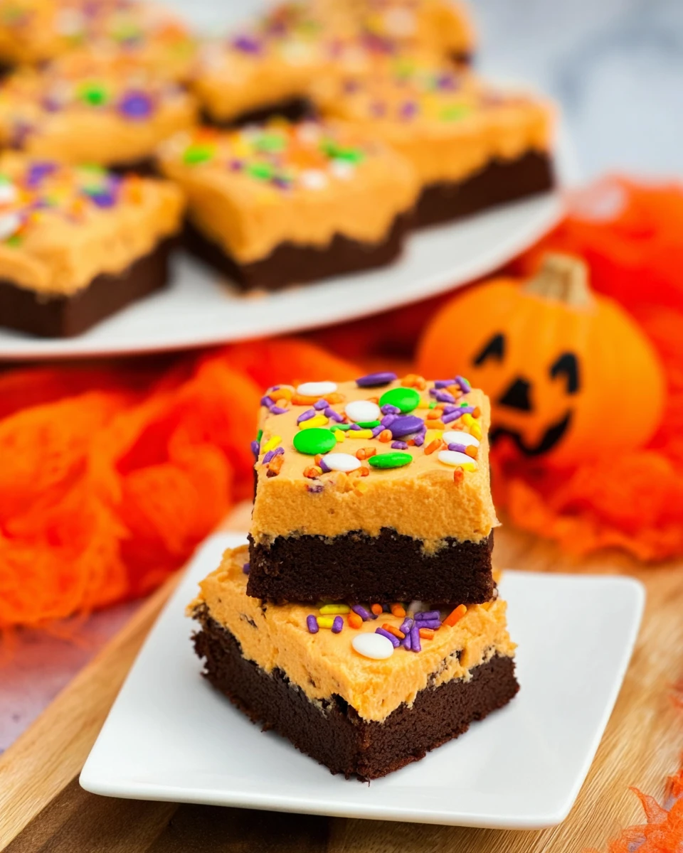 Halloween Cookie Bars