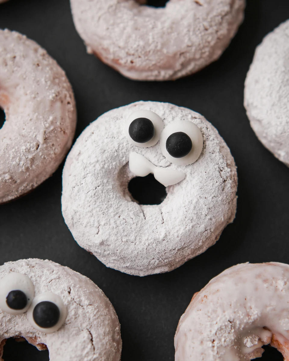 Halloween Ghost Donuts 6 Halloween Ghost Donuts