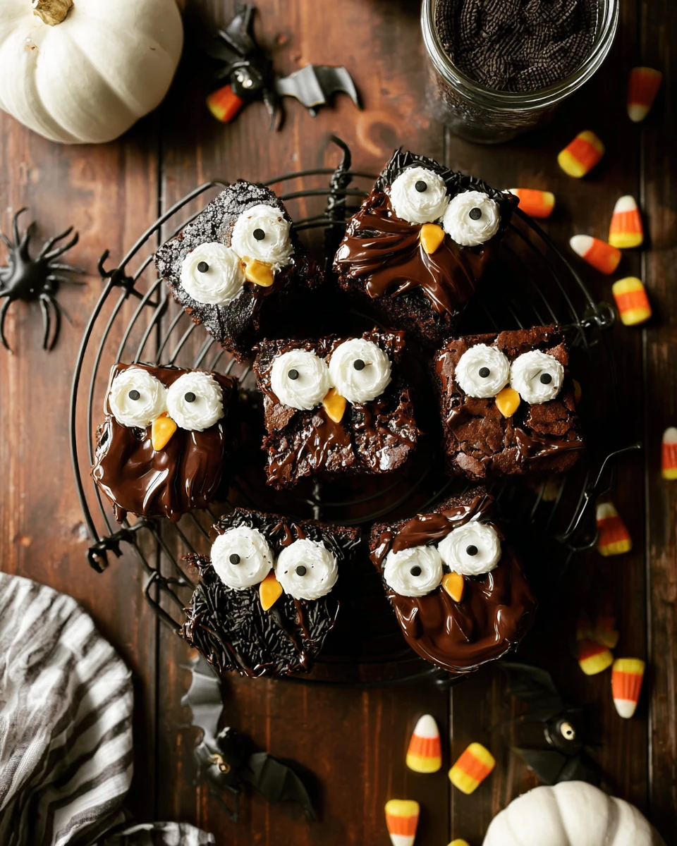 Halloween Monster Brownies