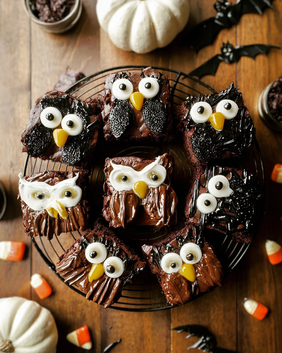Halloween Monster Brownies