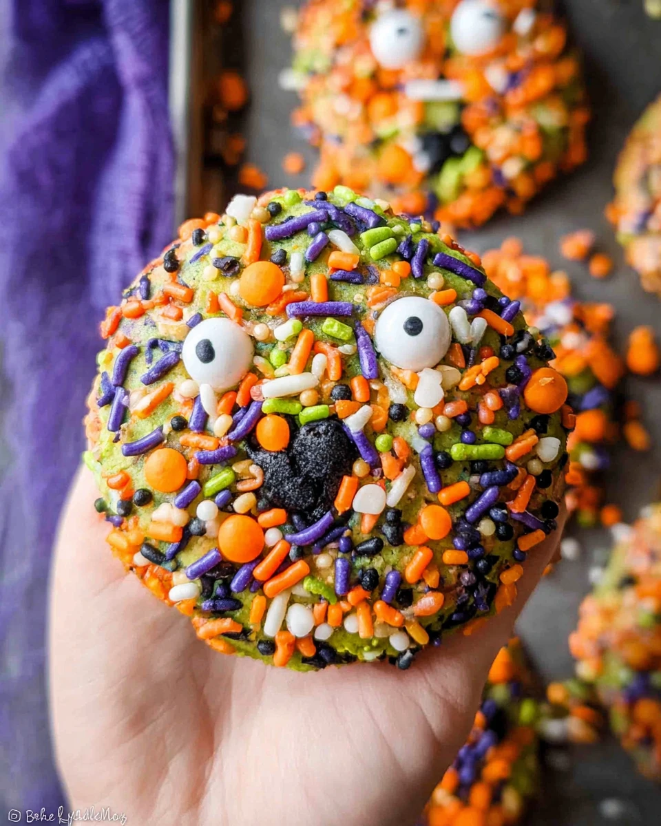 Halloween Sugar Cookies With Sprinkles