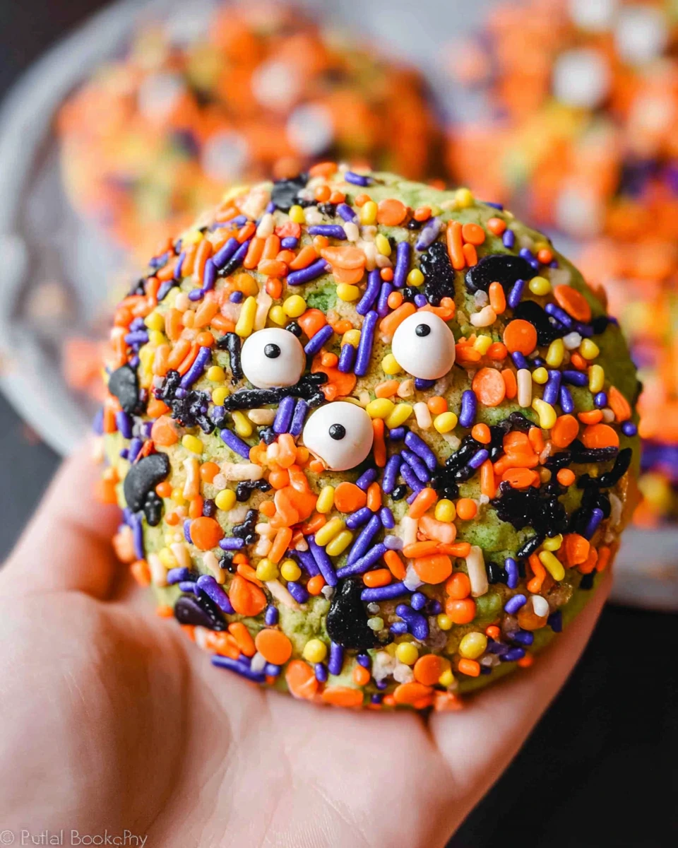 Halloween Sugar Cookies With Sprinkles