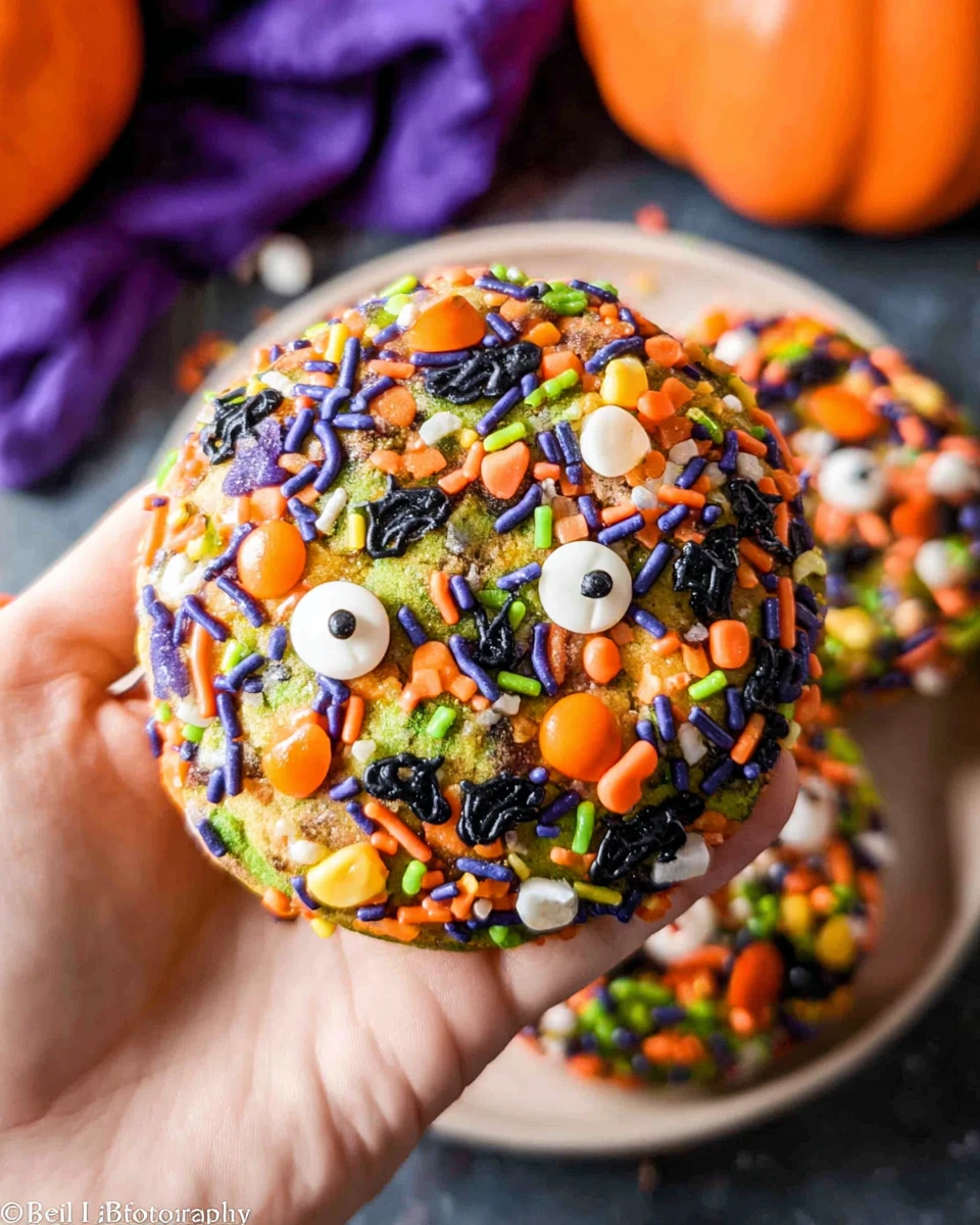 Halloween Sugar Cookies With Sprinkles