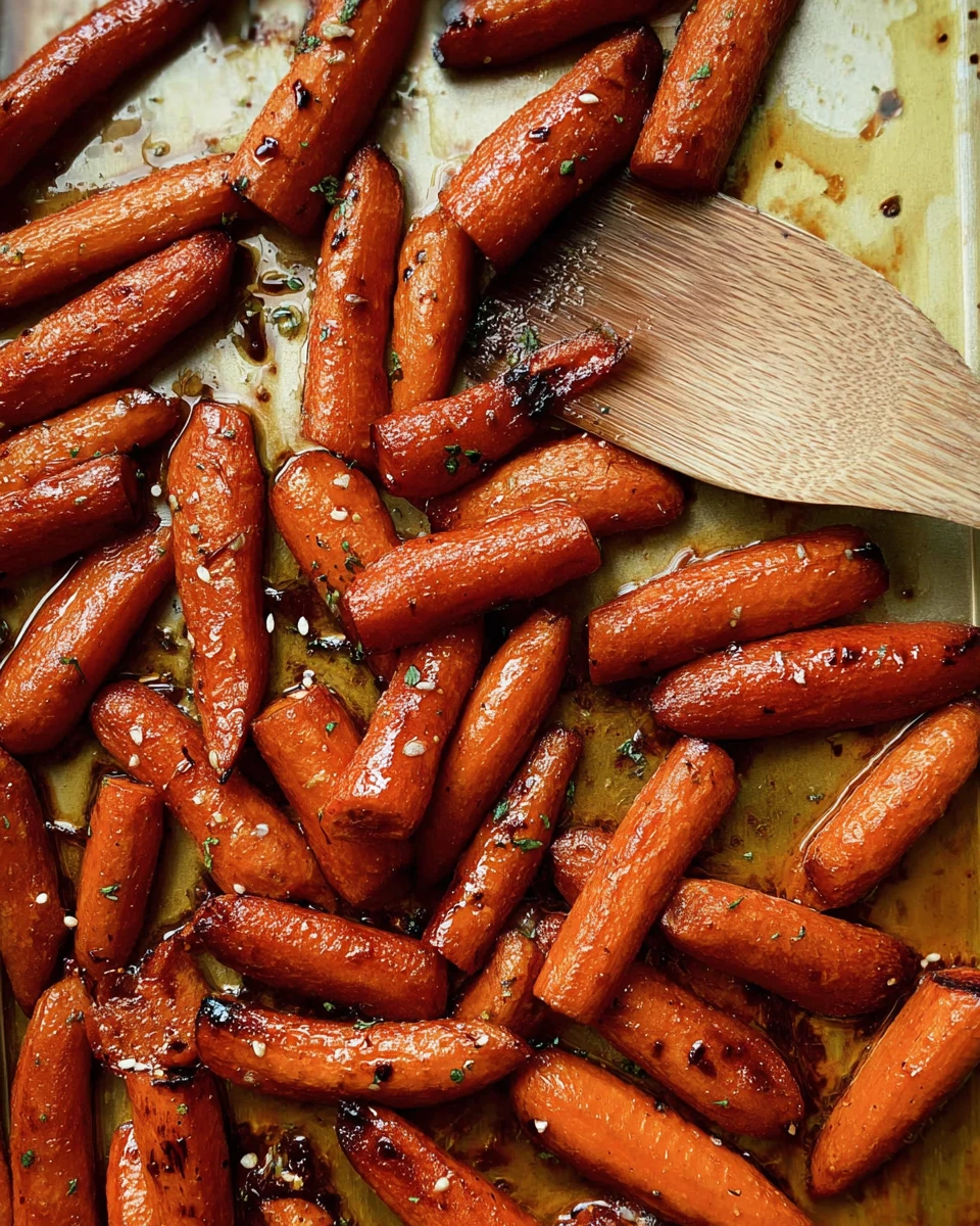 Honey Balsamic Roasted Carrots 6 Honey Balsamic Roasted Carrots
